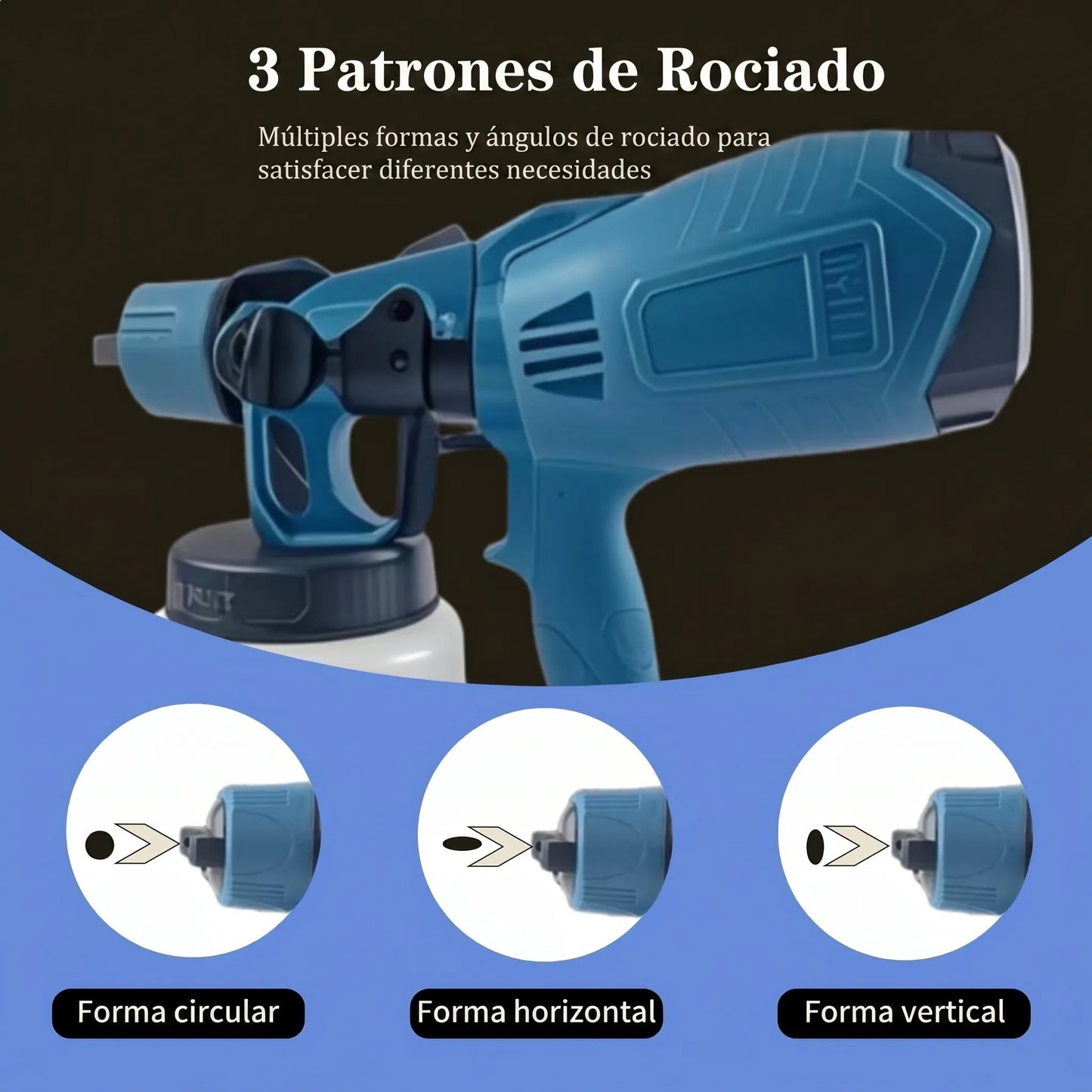 Pistola De Pintura Inalámbrica 2 Bateria