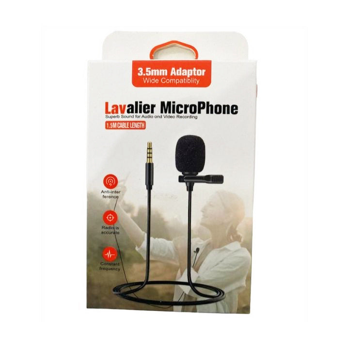 Micrófono Estéreo Solapa Lavalier