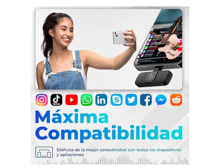 🎤 MICROFONO SOLAPA SENCILLO K9 TIPO C + PE