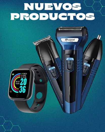 RELOJ Y68 + PATILLERA GEEMY 3 EN 1